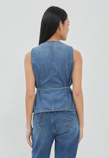 Laras Blue Denim Sleeveless | G.6310