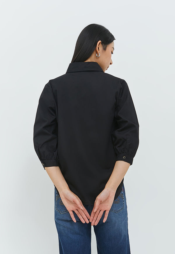 Elvira Black Shirt | G.1407