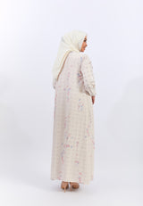 Geela X Aurelie Hermansyah Syamila Cream Two Set Dress | G.42126