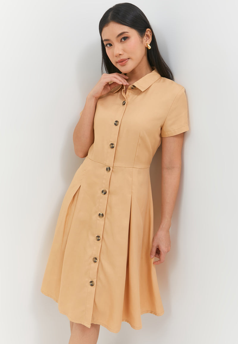 Agatha Cream Dress | G.43123