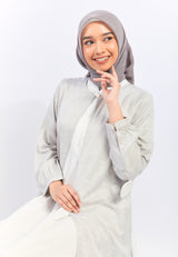 Farrah Grey Two Set Dress | G.42120