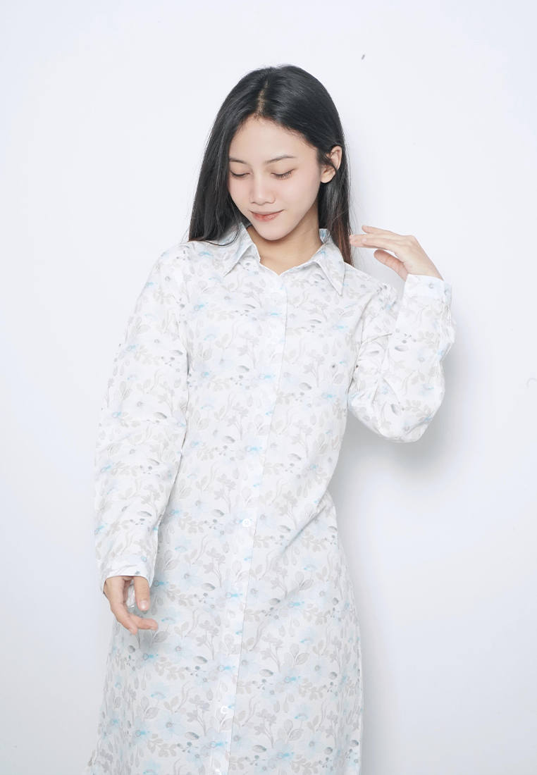 Mona Blue Flower Tunic | G.1723