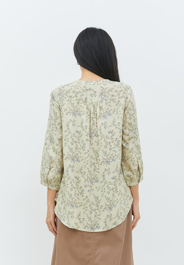 Arwen Flower Green Blouse | G.13137