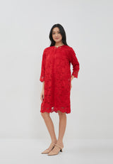 Anastasia Red Two Pieces Dress  | G.4403