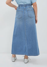 Alondra Blue Denim Skirt | G.21144