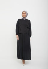 Noir Black Two Set Dress | G.42144