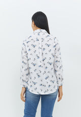 Tatum Flower Blue Shirt | G.11663