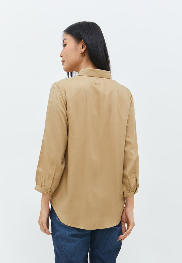 Della Brown Shirt | G.13135