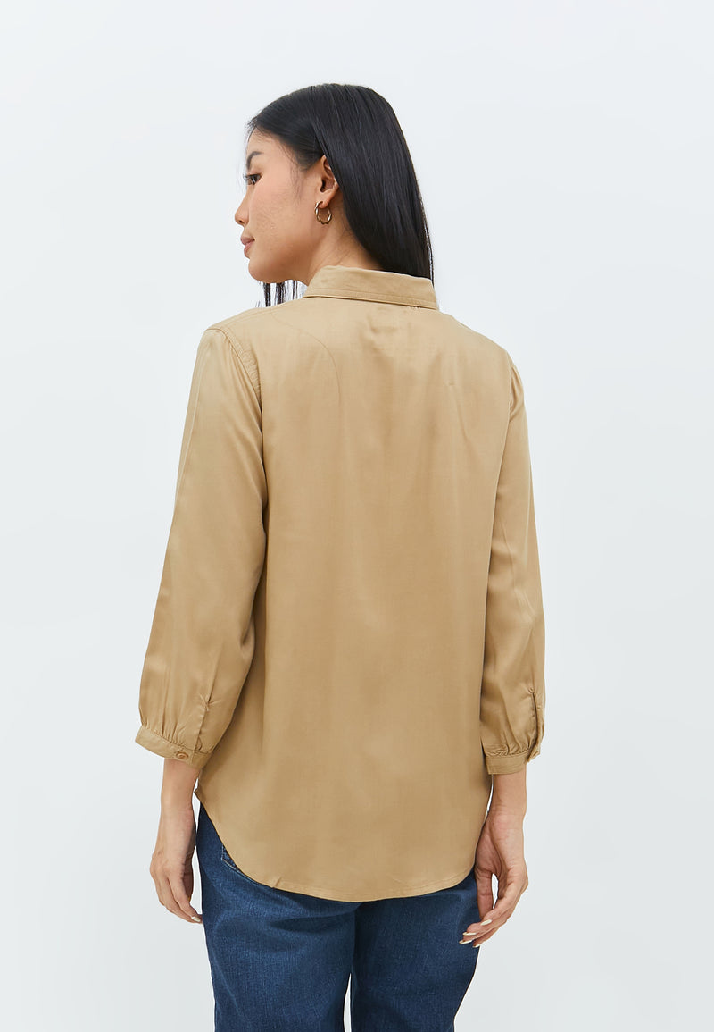 Della Brown Shirt | G.13135