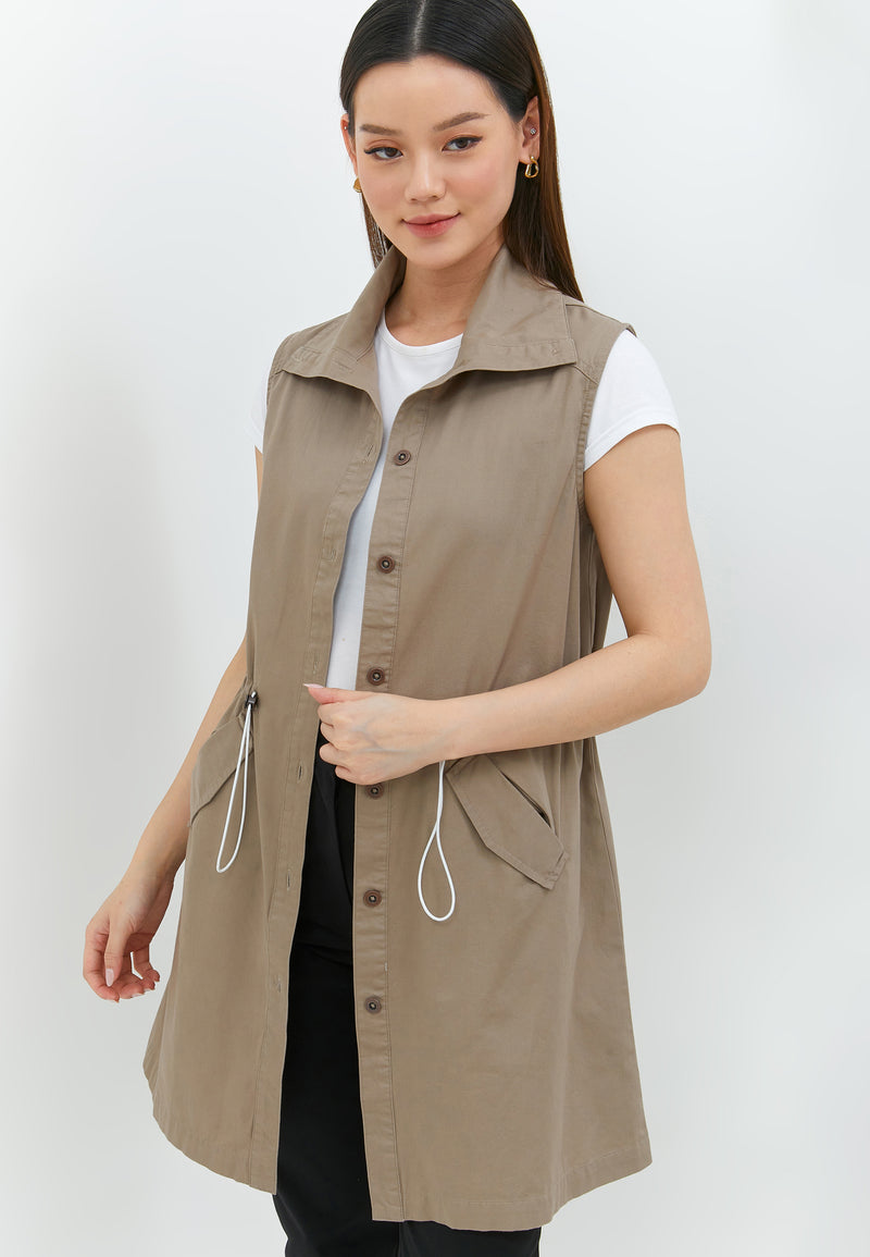 Nikita Taupe Vest | G.5215