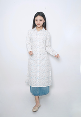 Mona Blue Flower Tunic | G.1723