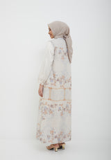 Asiyah Cream Two Set Dress | G.42124