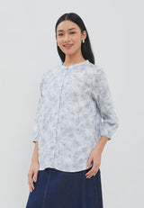 Vanya Blue Blouse |  G.13166