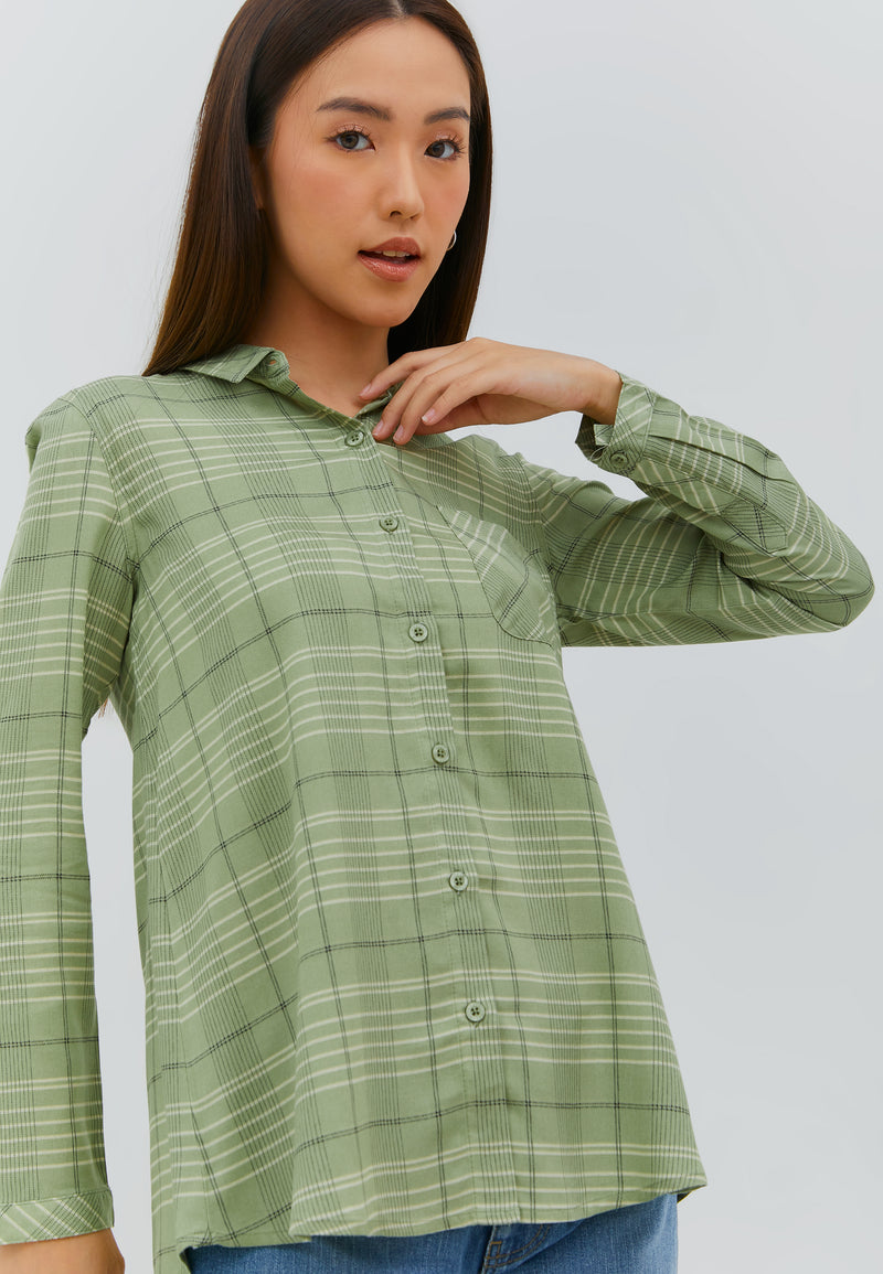 Slavia Green Stripe Shirt | G.11640