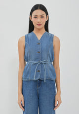 Laras Blue Denim Sleeveless | G.6310