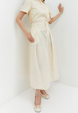 Zaina Cream Skirt | G.2203