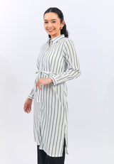Mahira Green Stripe Tunic | G.1755