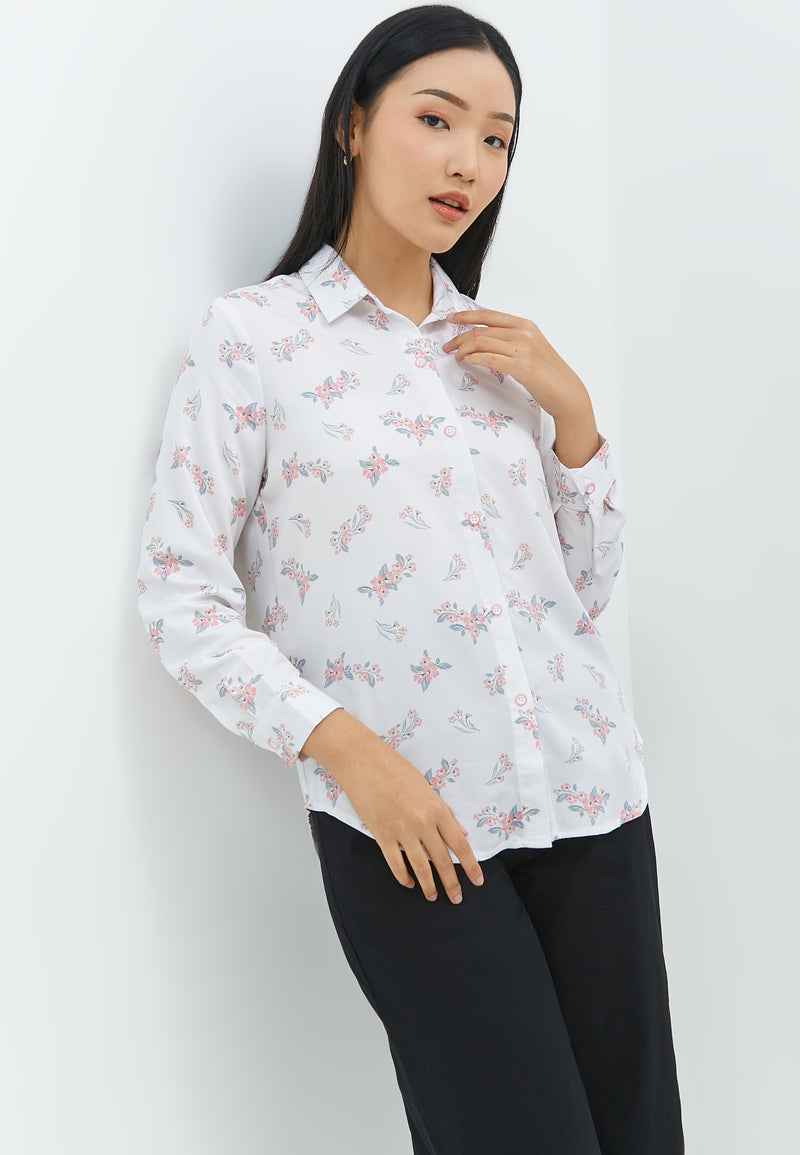 Tatum Flower Pink Shirt | G.11664
