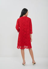 Anastasia Red Two Pieces Dress  | G.4403