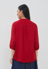 Vanya Red Blouse | G.13164