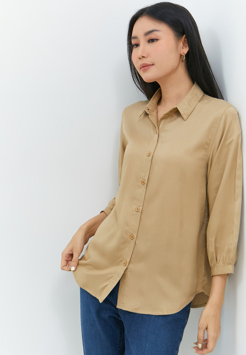 Della Brown Shirt | G.13135