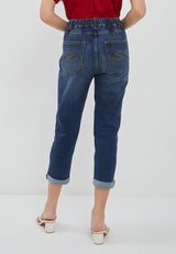 Folded Jeans Dark Blue Denim  |  G.3810