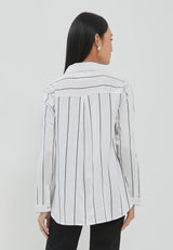 Ayara White Stripe Shirt  |  G.11708
