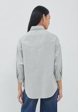 Eleya Green Stripe Shirt |  G.13176