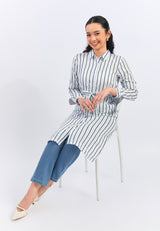 Mahira Blue Stripe Tunic | G.1756