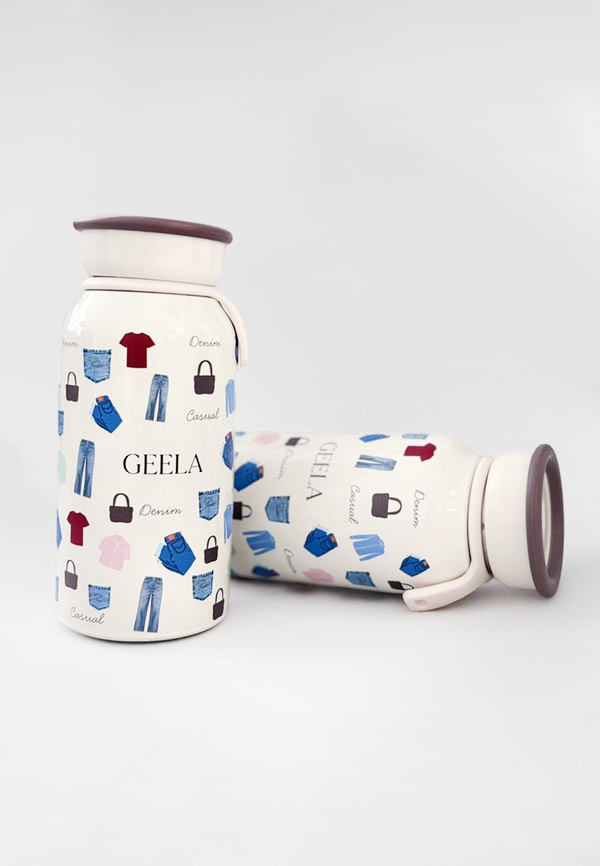 Tumbler Stainless Steel Milky 400ml