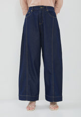 Barrel Dark Blue Jeans |  G.3410