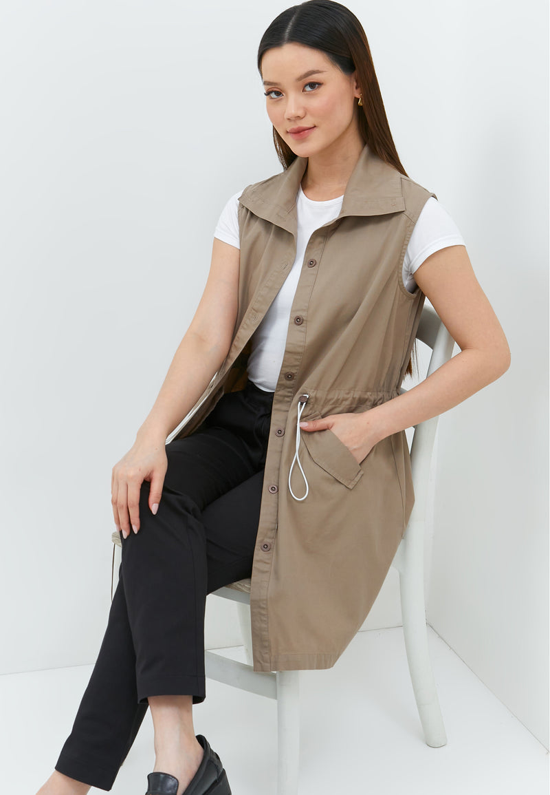 Nikita Taupe Vest | G.5215