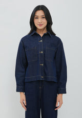 Delrey Dark Blue Denim Jacket  | G.6128