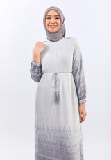 Geela X Aurelie Hermansyah Hafsah Grey Dress | G.42123