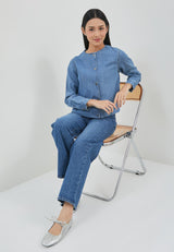 Audrey Light Blue Denim Jacket   | G.6127