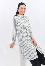 Mahira Green Stripe Tunic | G.1755