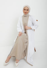 Fathiya Brown Two Set Dress | G.42135