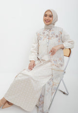 Asiyah Cream Two Set Dress | G.42124