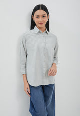 Eleya Green Stripe Shirt |  G.13176