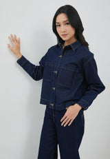 Delrey Dark Blue Denim Jacket  | G.6128