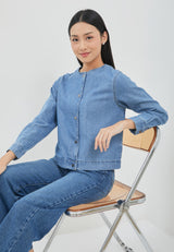 Audrey Light Blue Denim Jacket   | G.6127