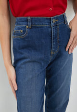 Folded Jeans Dark Blue Denim  |  G.3810