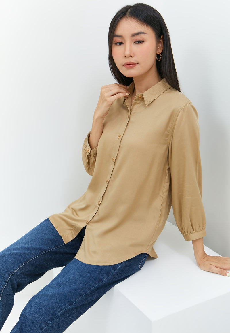 Della Brown Shirt | G.13135