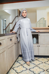 Geela X Aurelie Hermansyah Hafsah Grey Dress | G.42123