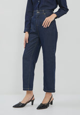 Taper Jeans Dark Blue Denim  | G.31125