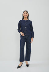 Audrey Dark Blue Denim Jacket | G.6126