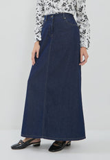 Alondra Blue Denim Skirt  | G.21145