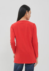 Kiara Carmine Red T-Shirt | G.8125
