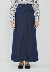 Alondra Blue Denim Skirt  | G.21145