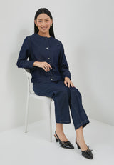 Audrey Dark Blue Denim Jacket | G.6126